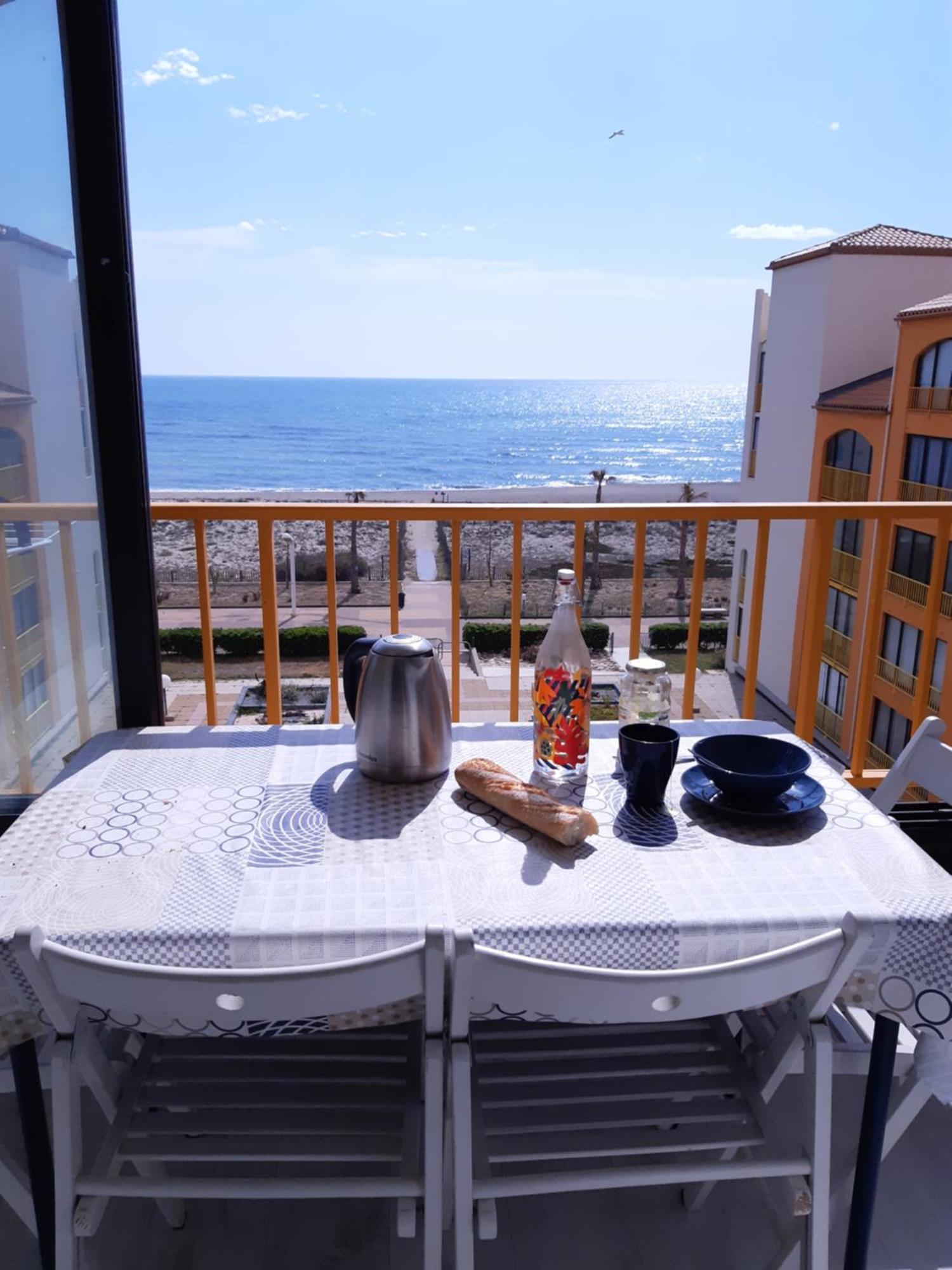 Bella Vista ,Acces Direct Plage, Front De Mer, Vue Mer Panoramique Le Barcares Ngoại thất bức ảnh